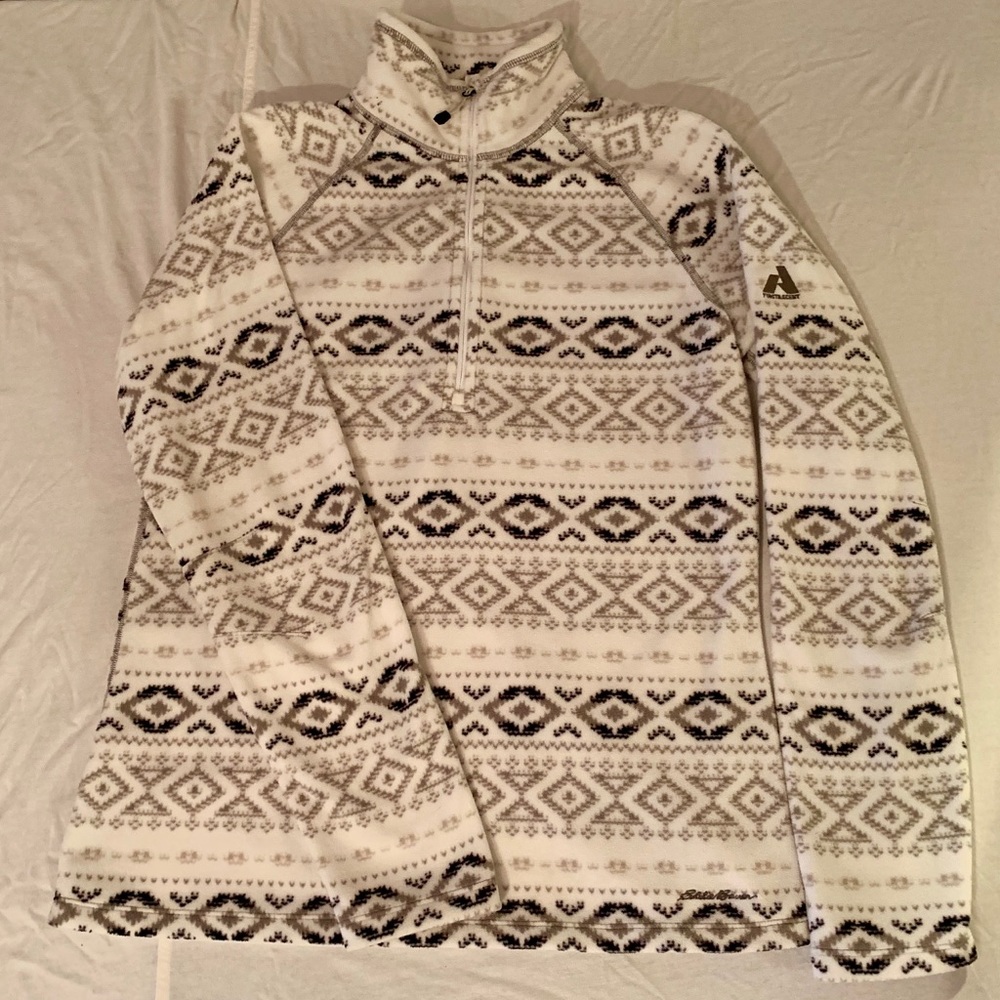Eddie Bauer quarter zip fleece
